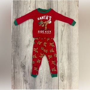 Carter's 12 Month Santa's Sidekick Gingerbread Karate Pajamas